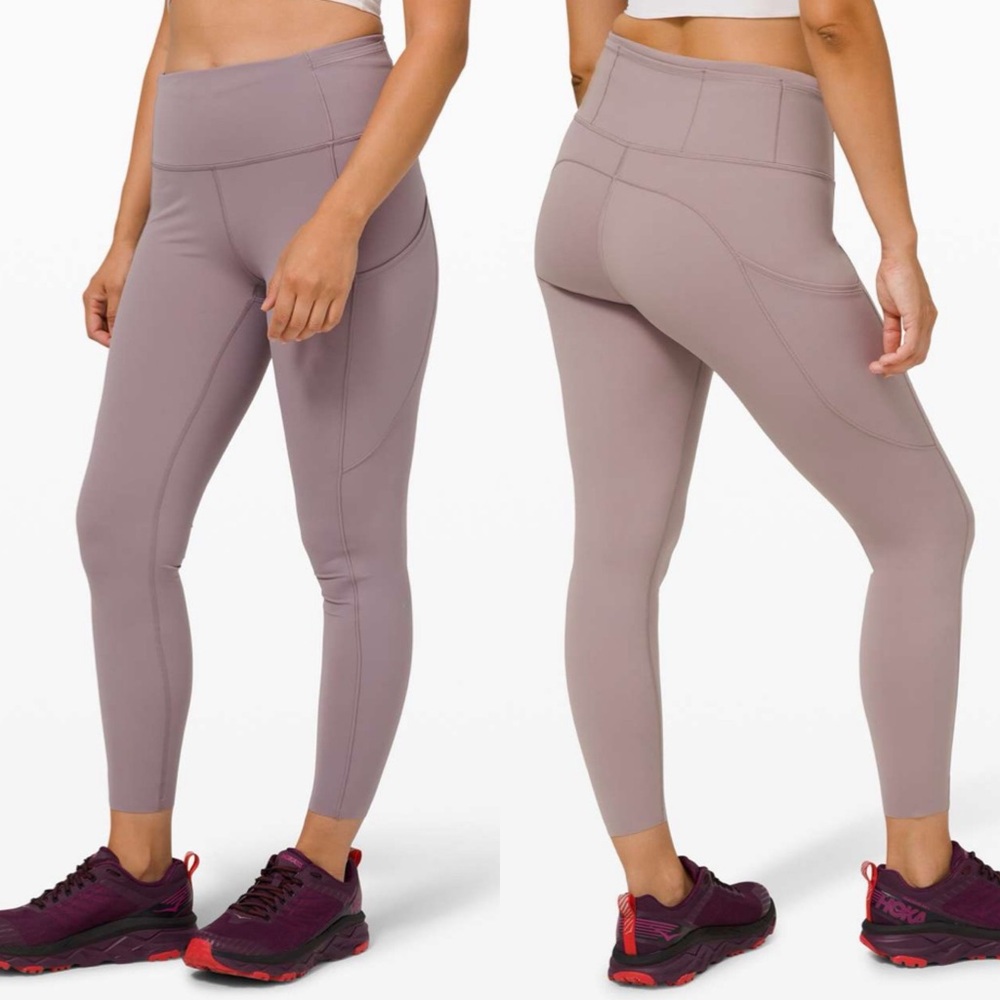 Lululemon Fast and Free Tight II Leggings Violet Verbena